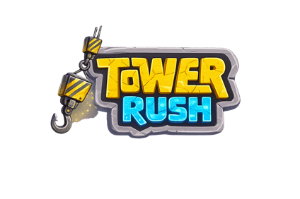 Tower Rush krasj-spill fra Galaxsys med tårnklatring og eskalerende multiplikatorer